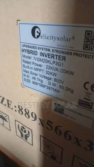 20kva Felicity Hybrid Inverter High Voltage