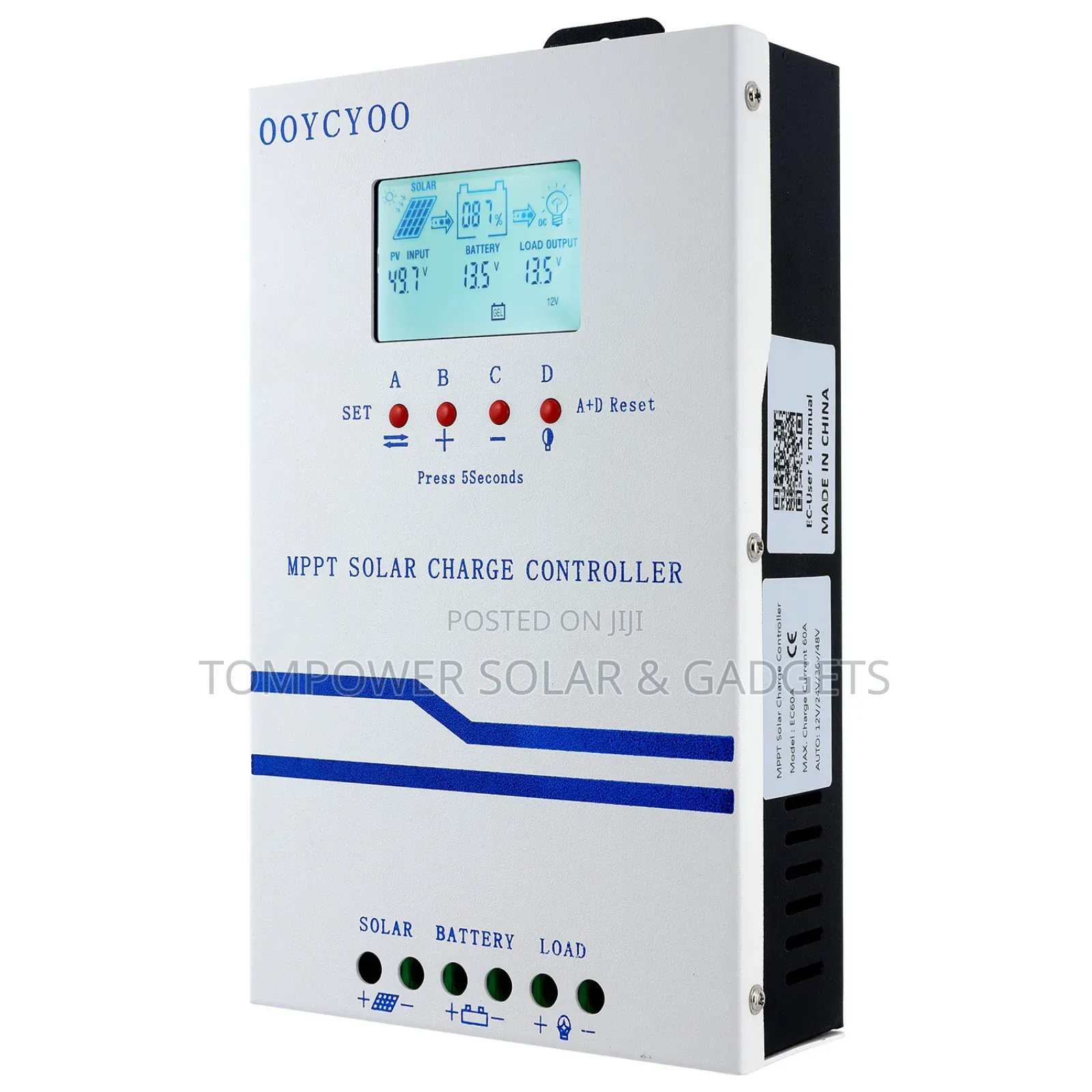 60a MPPT Solar Charge Controller
