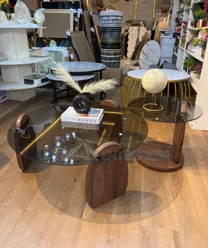 2in1 Light Color Design Center Table