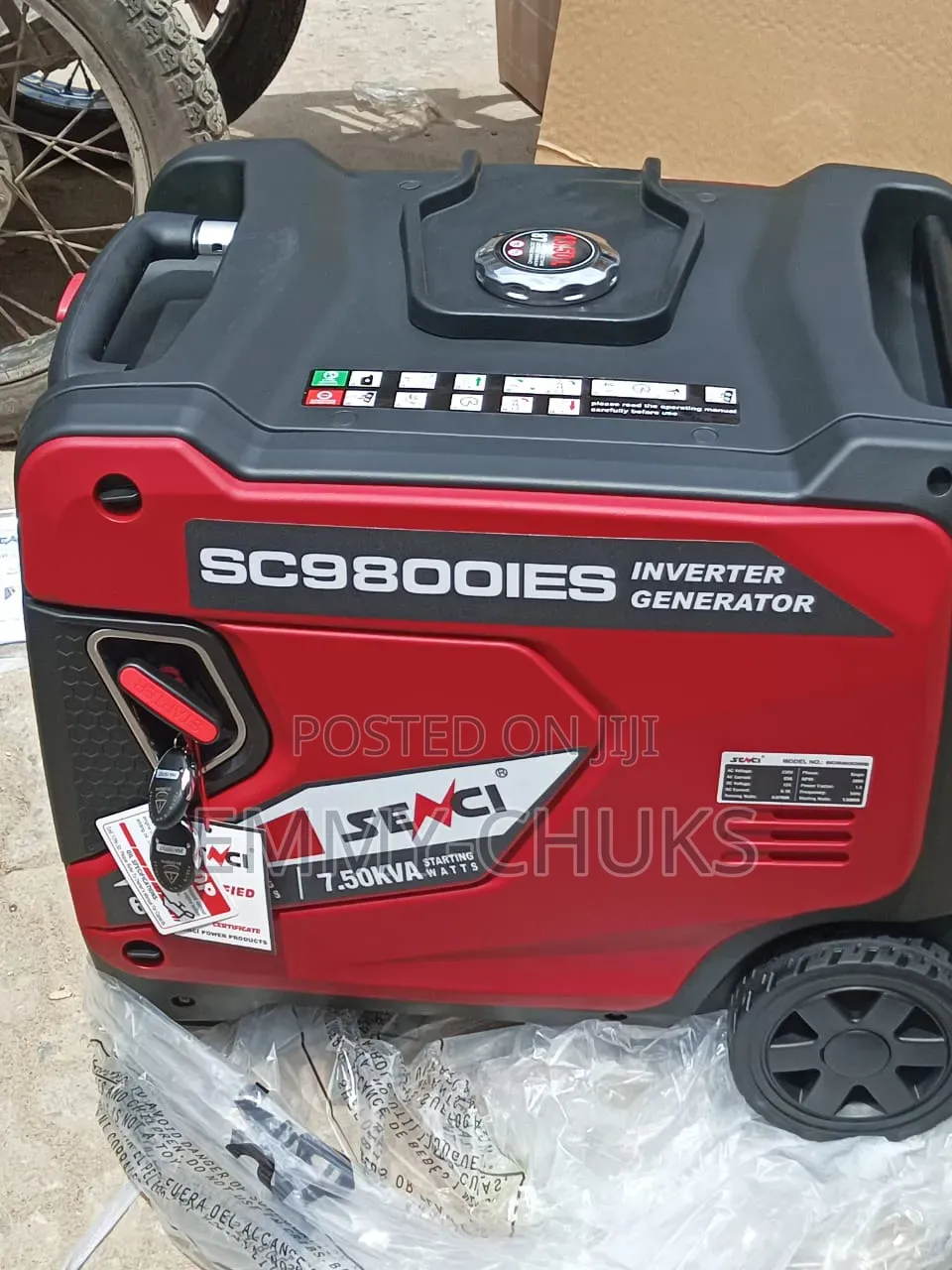 Senci Inverter Generator 7.5kva Max Power