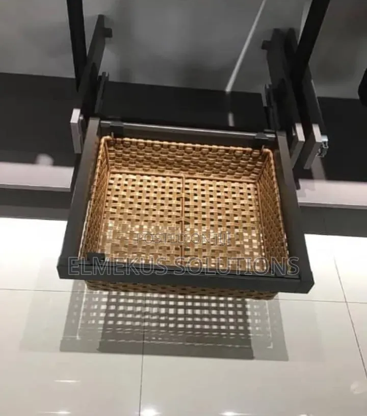 Pullout Storage (Laundry, Fruits, Onions Vegetable ) Rattan Box