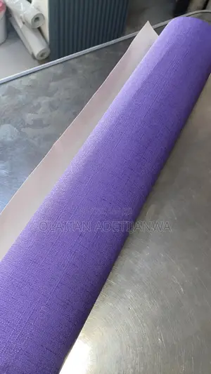 Nonwoven Matte Modern Wallpaper Purple