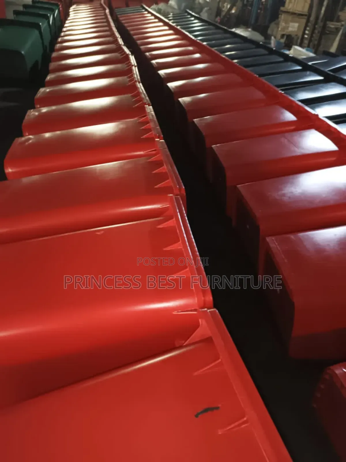 Red 260liters Trash Bin