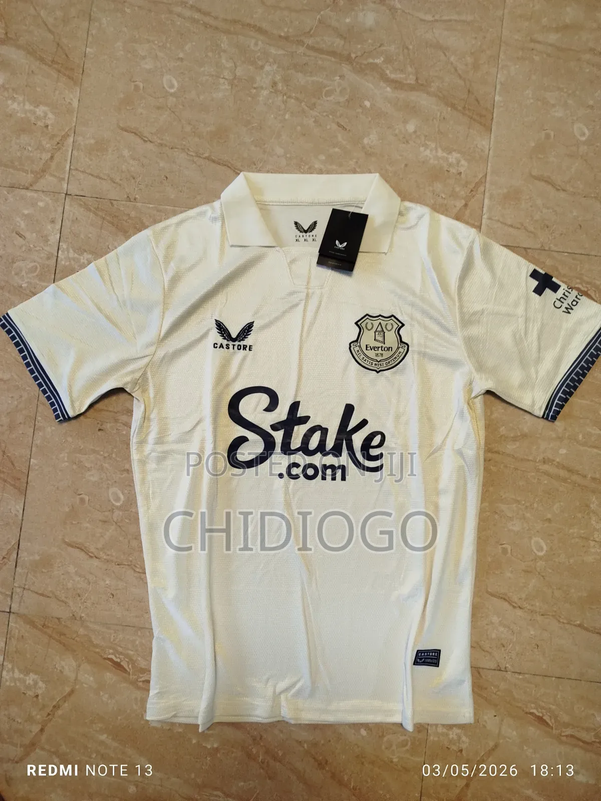 Everton Cream Jersey