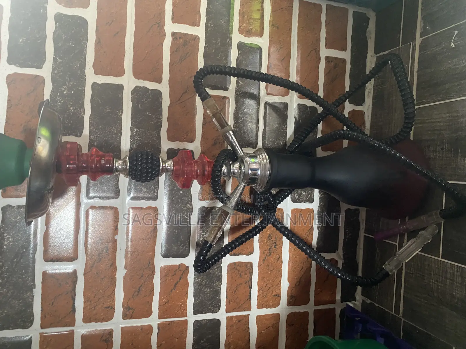 Used Double Pipe Shisha