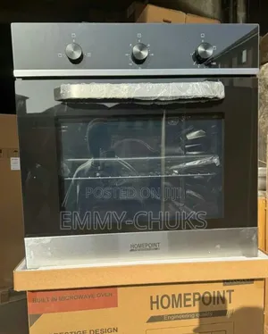 Home Point Electric and Gas Oven Grill ,Timer Lamp Gloosy Black