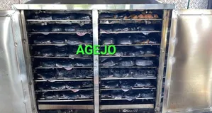 Fish Smoking Kiln Equipment 500kg/Batch Capacity Gas/Charcoal Powered