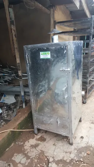 Fish Smoking Kiln Equipment 100kg/Batch Capacity Gas/Charcoal Powered.