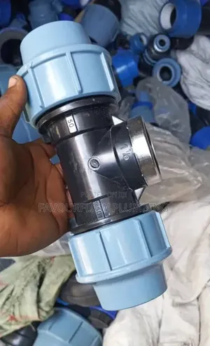 Hdpe Compression Female Threaded Tee – 50mm X 1 1⁄2"