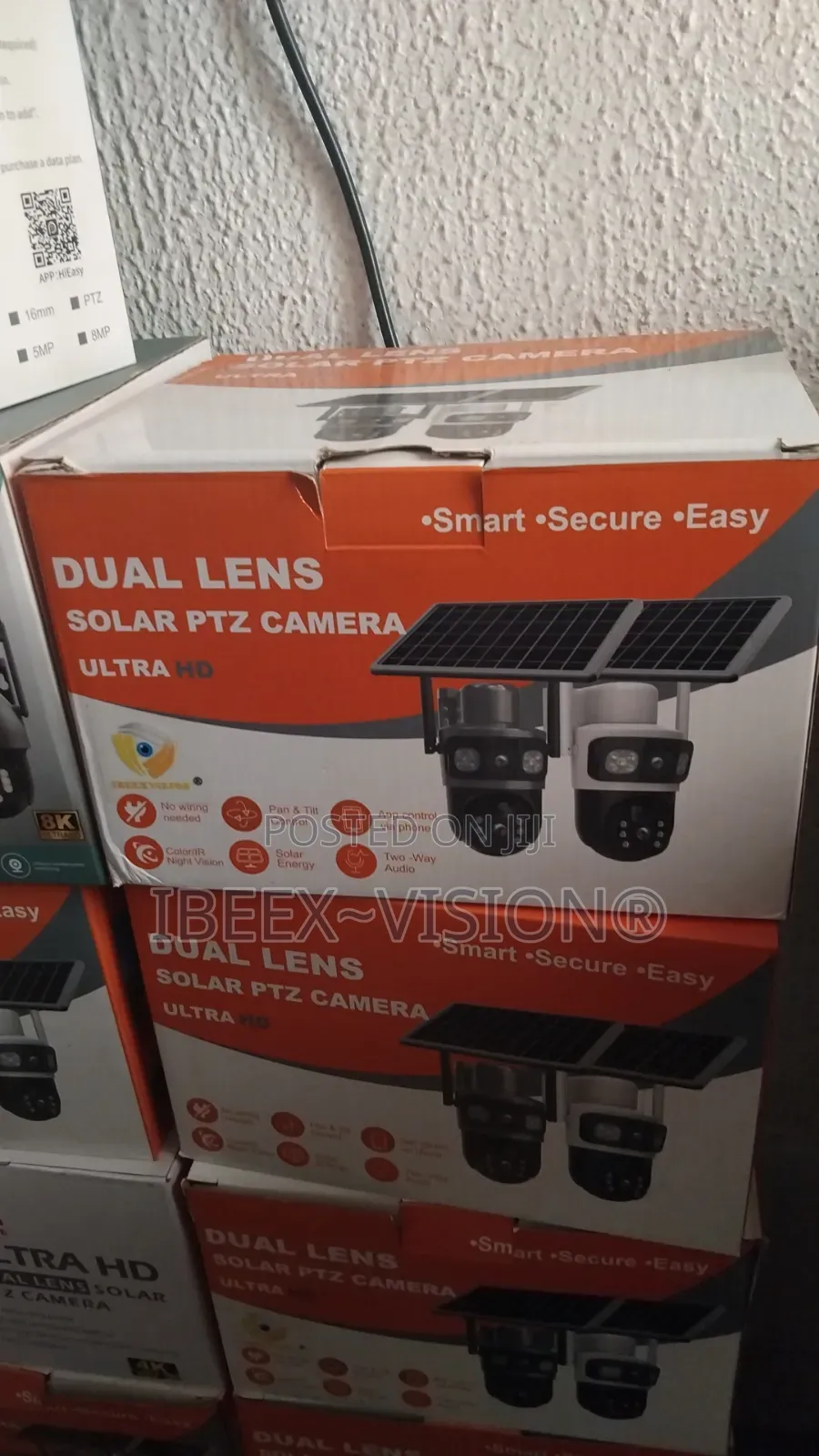Dual Lens Solar PTZ Cameras Eseecloud App