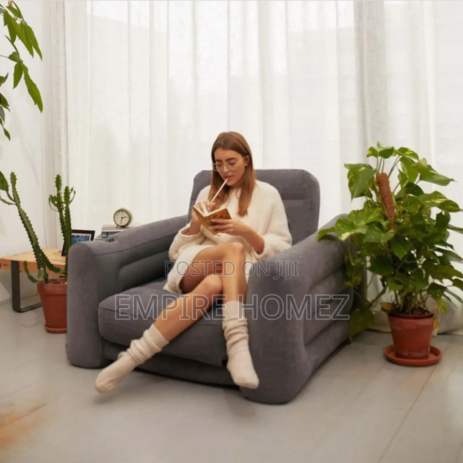 Inflatable Convertible Pullout Chair