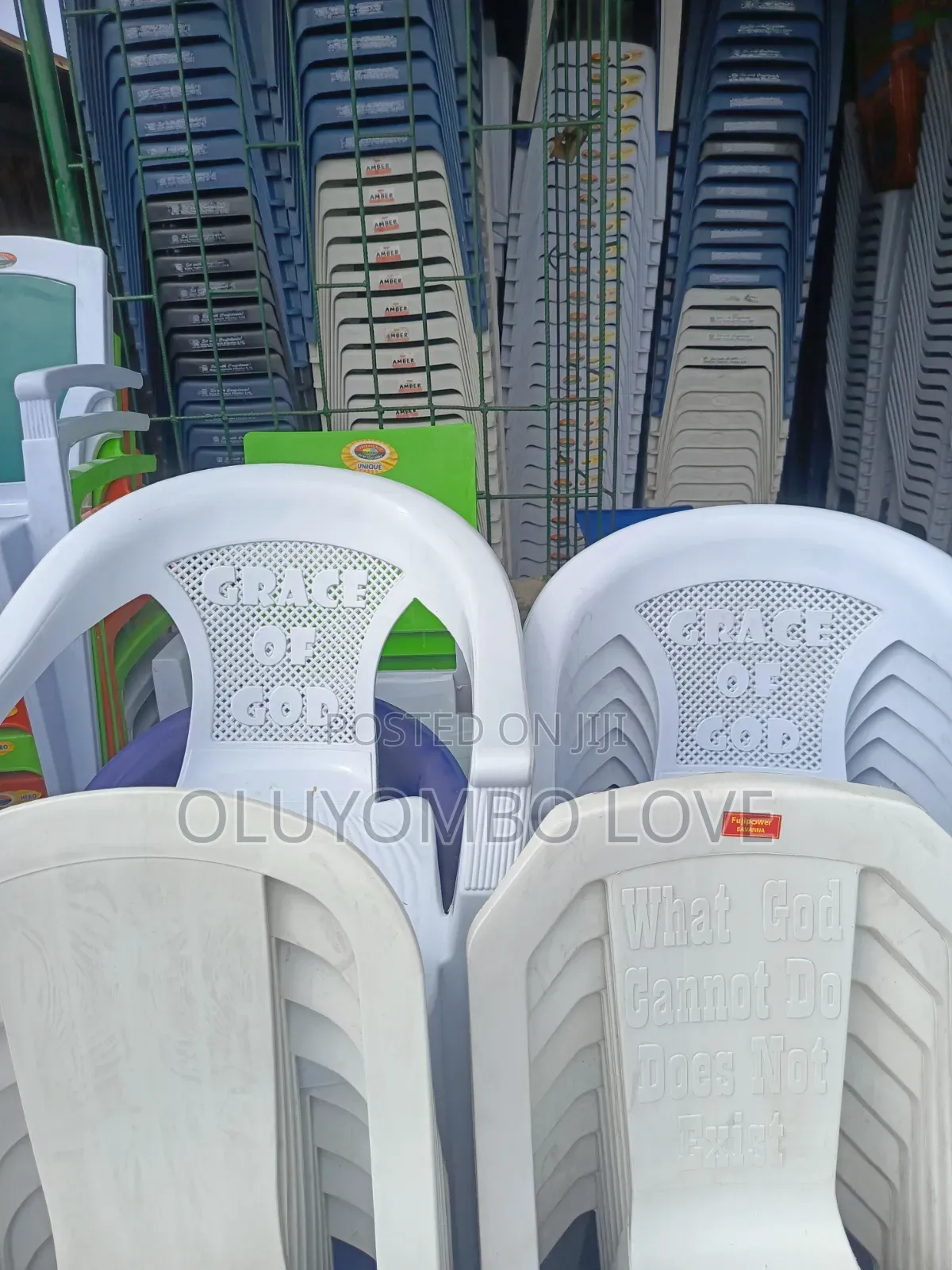 Plastic Chairs and Tables