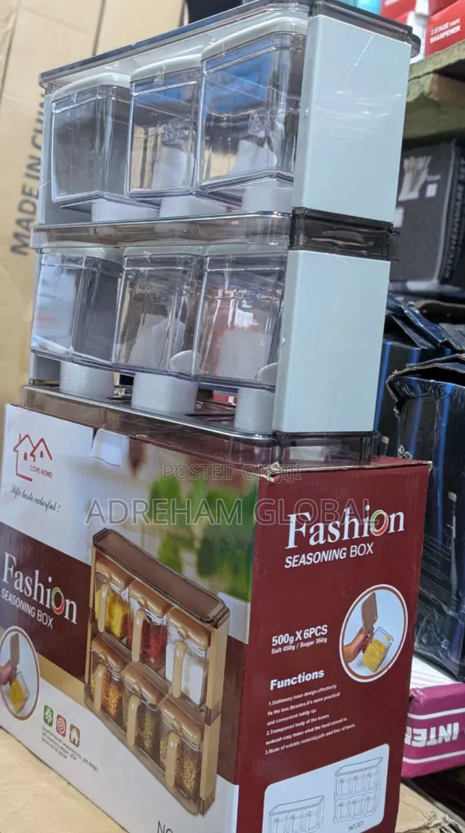 Fashion 6pcs Seasoning Box