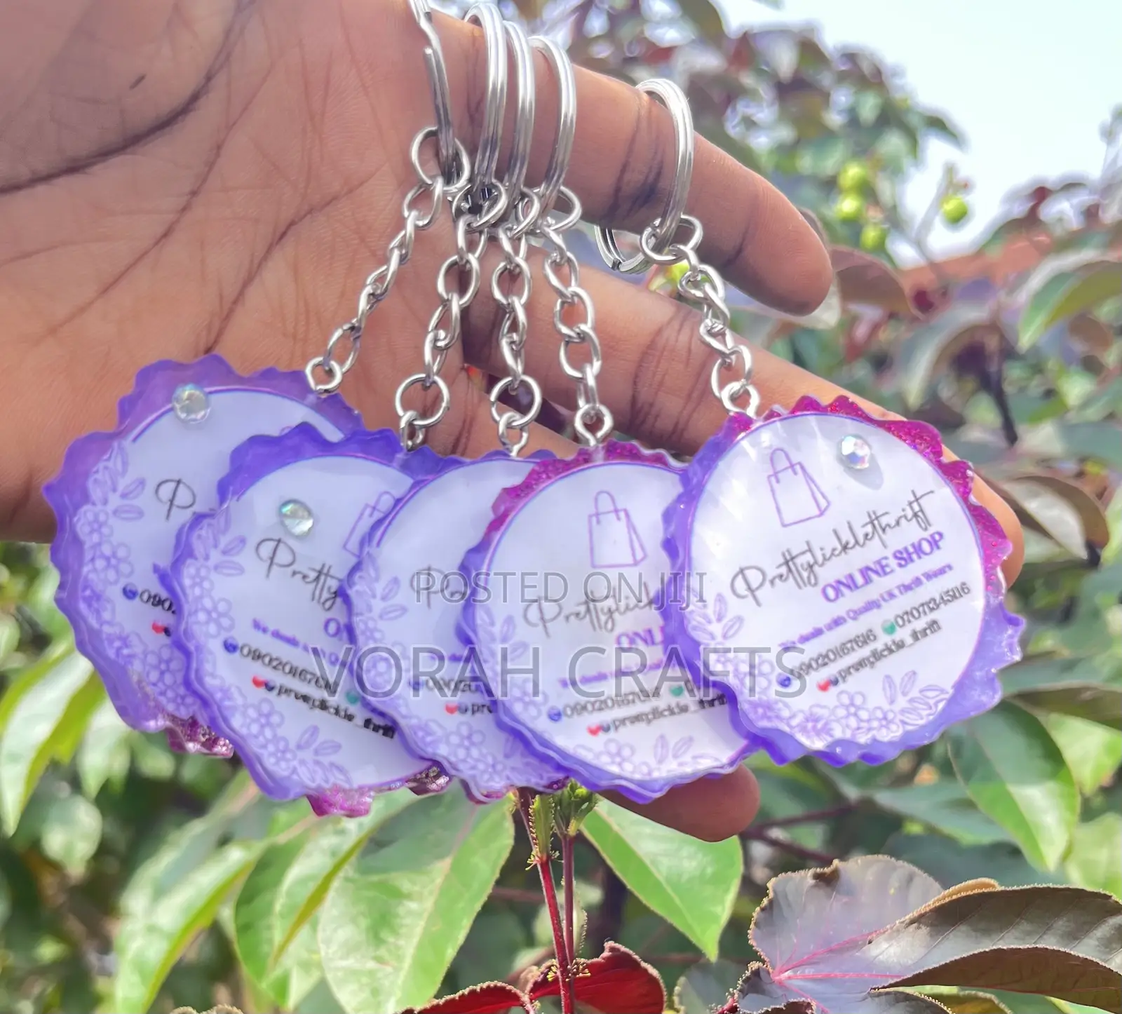 Customized Resin Key Holders for Branding