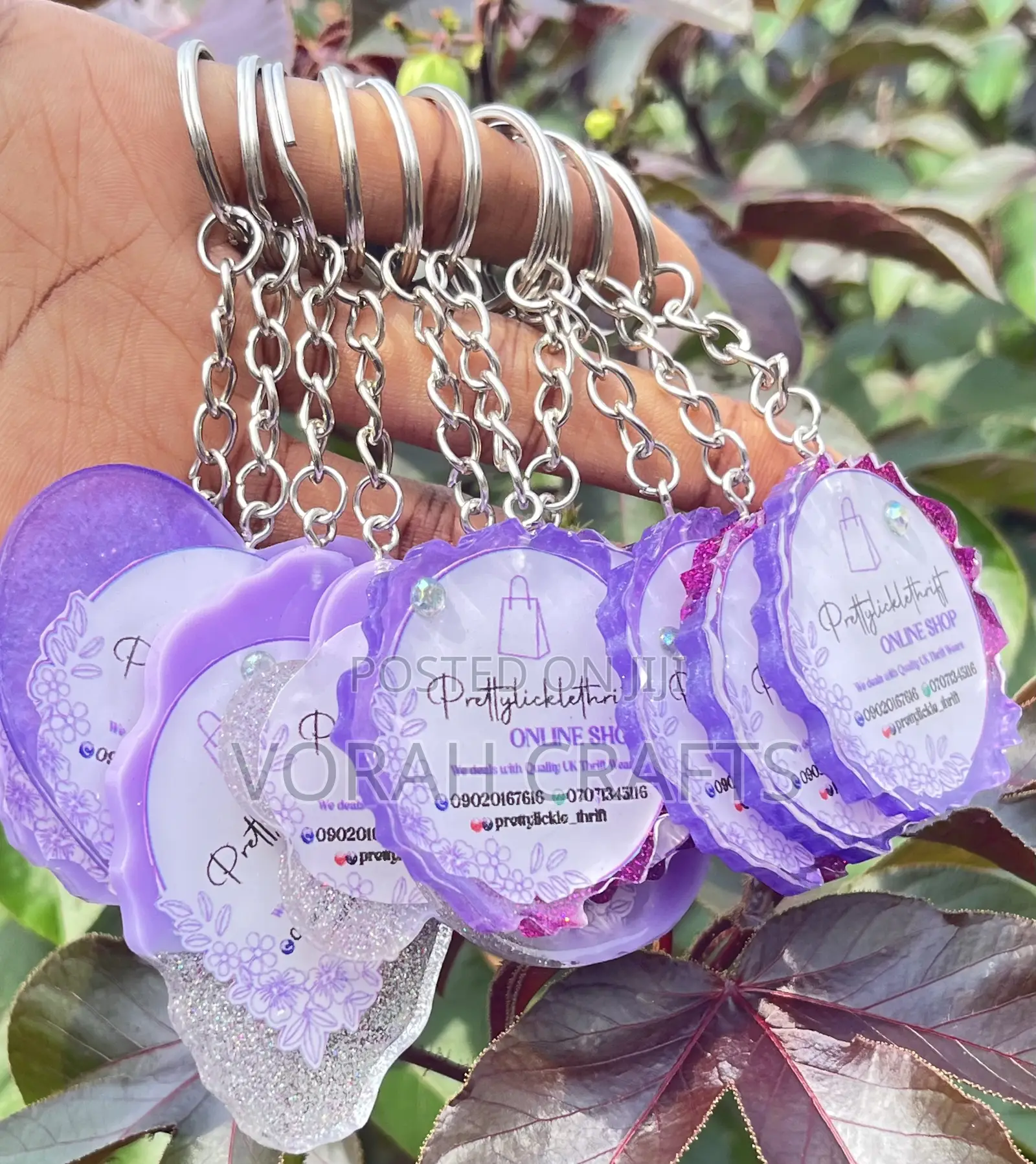 Customized Resin Key Holders for Branding