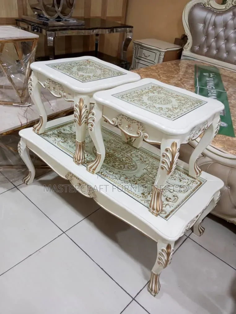 Center Table With 2side Stools 