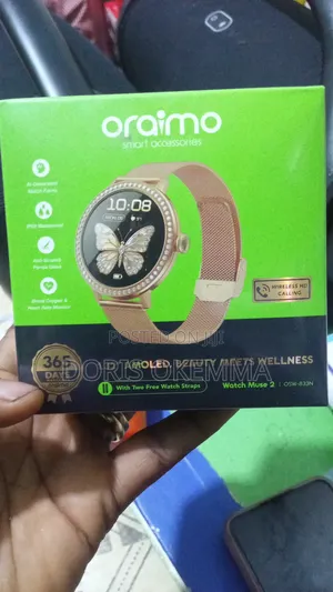 Oraimo Watch Muse 2 (Osw-833n) 1.32" Amoled Wireless Hd Calling