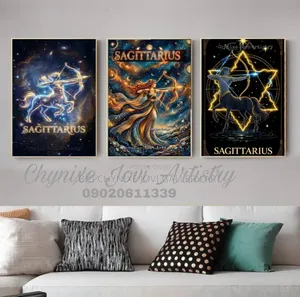 Stunning Custom Zodiac Wall Art - Sagittarius Edition