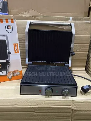 Premium 2000w Heavy Duty Electric Contact Grill and Panini Press