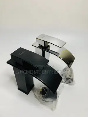 Water Fall Basin Mixer Tap Back and Crome