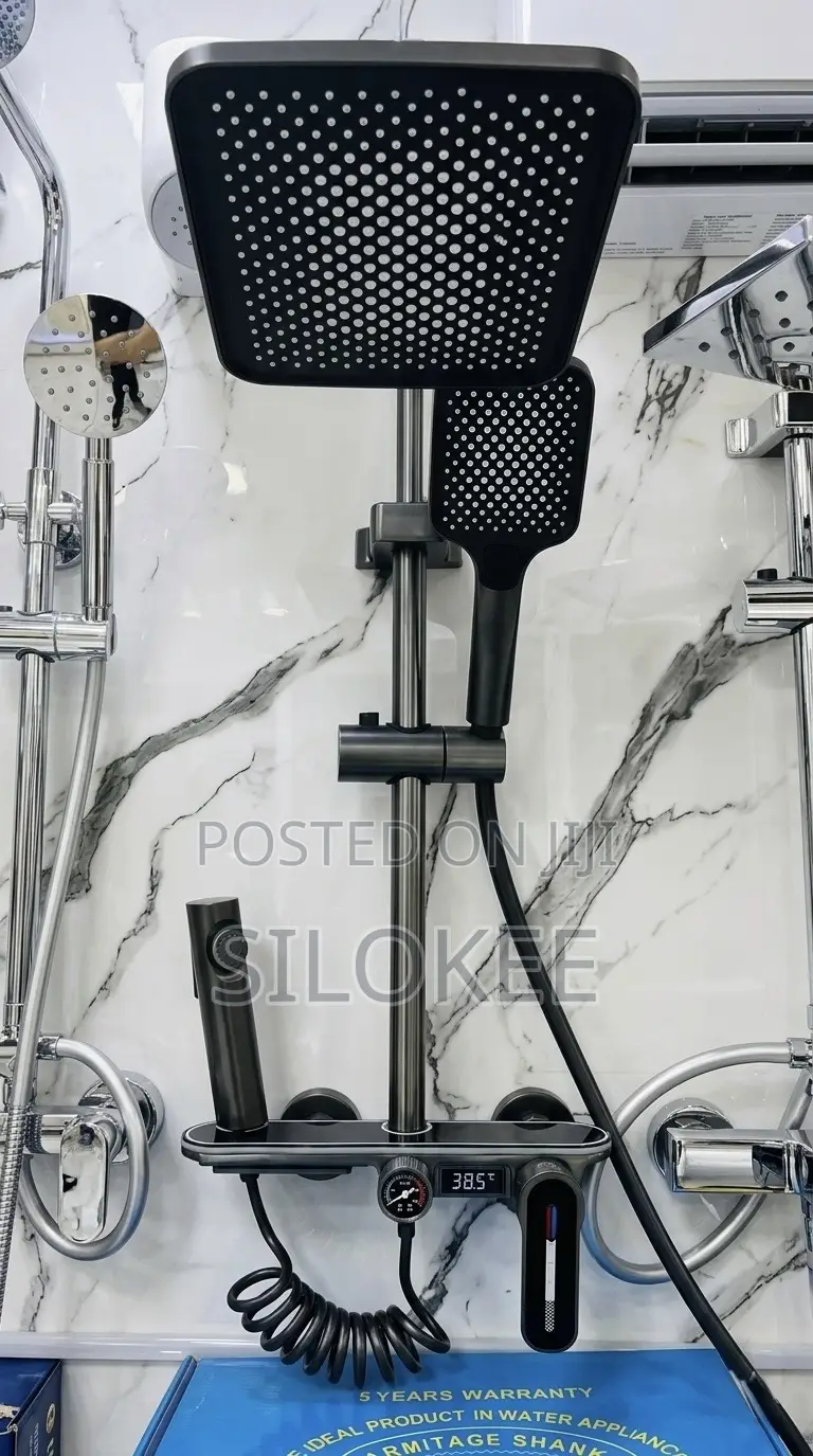 Standing Shower With Light