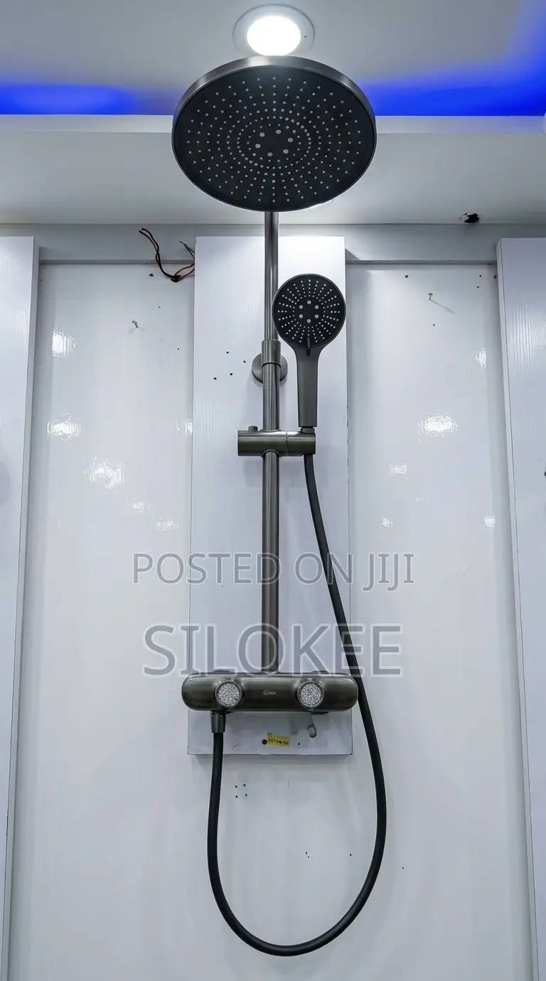 Grey Bathroom Shower Mixer