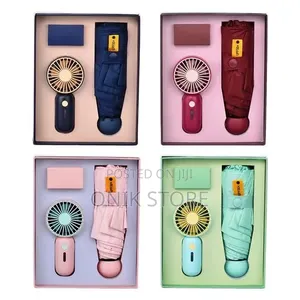 2in1 Fan and Umbrella Gift Box