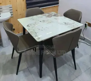 Marble Dining Set (4 Seater)