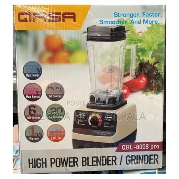 Qasa High Power Blender With 1 Cup