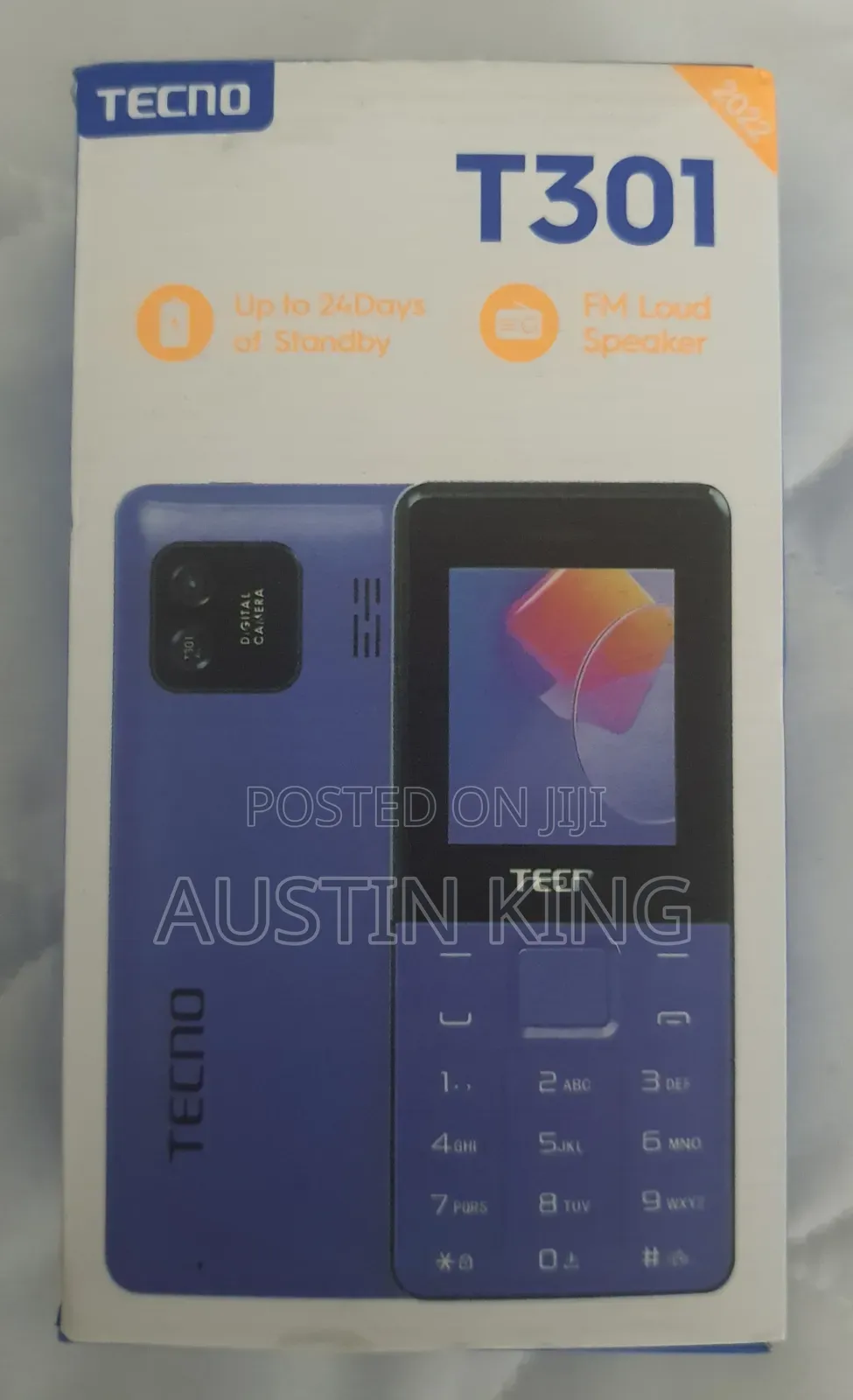 New Tecno T301 Blue