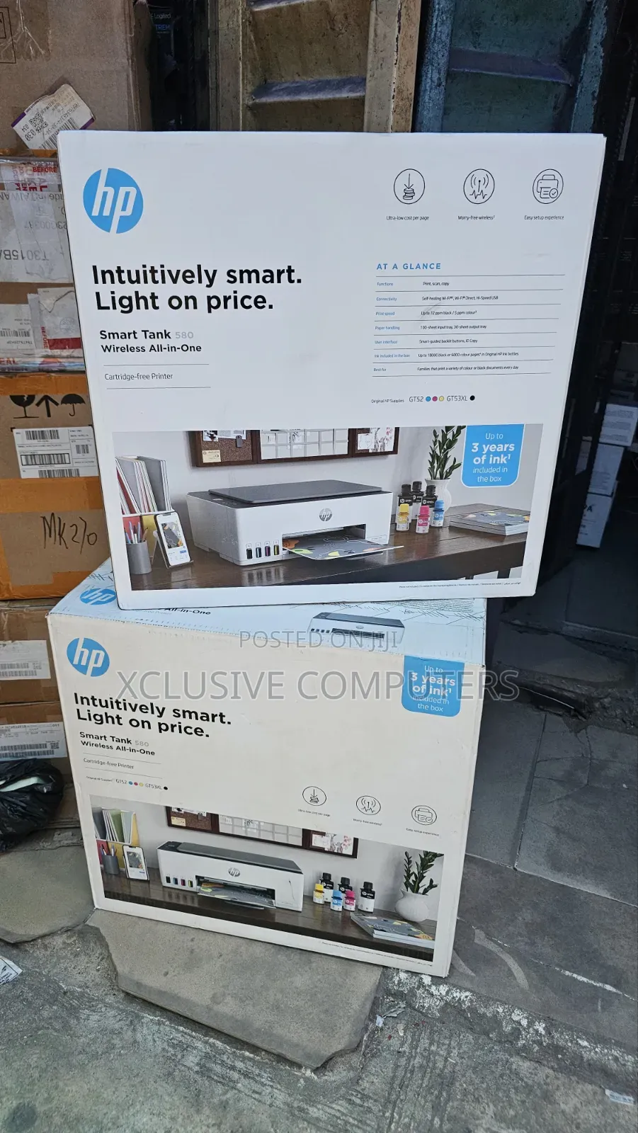 Hp Smart Tank 580 Wireless Printer