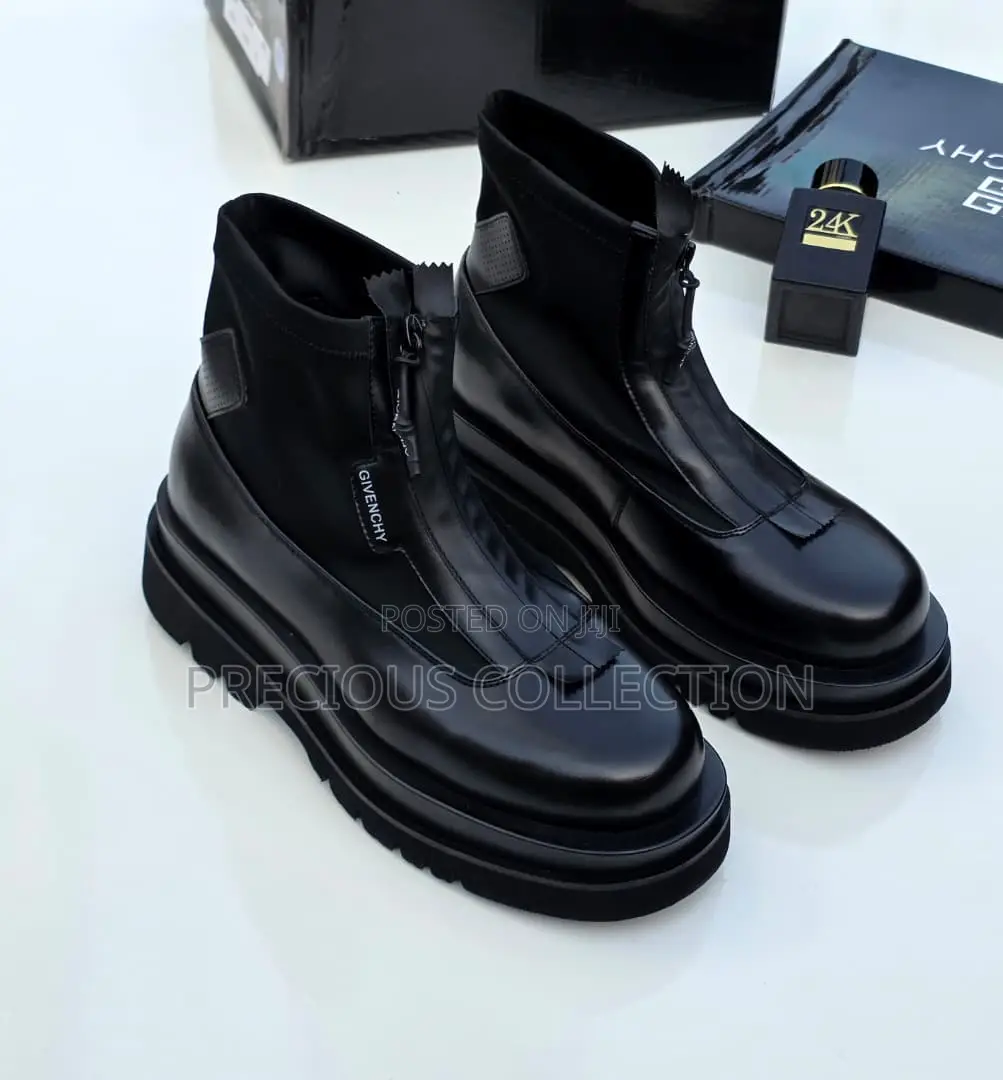 Mens Givenchy Zip Up Double Sole Ankle Boot