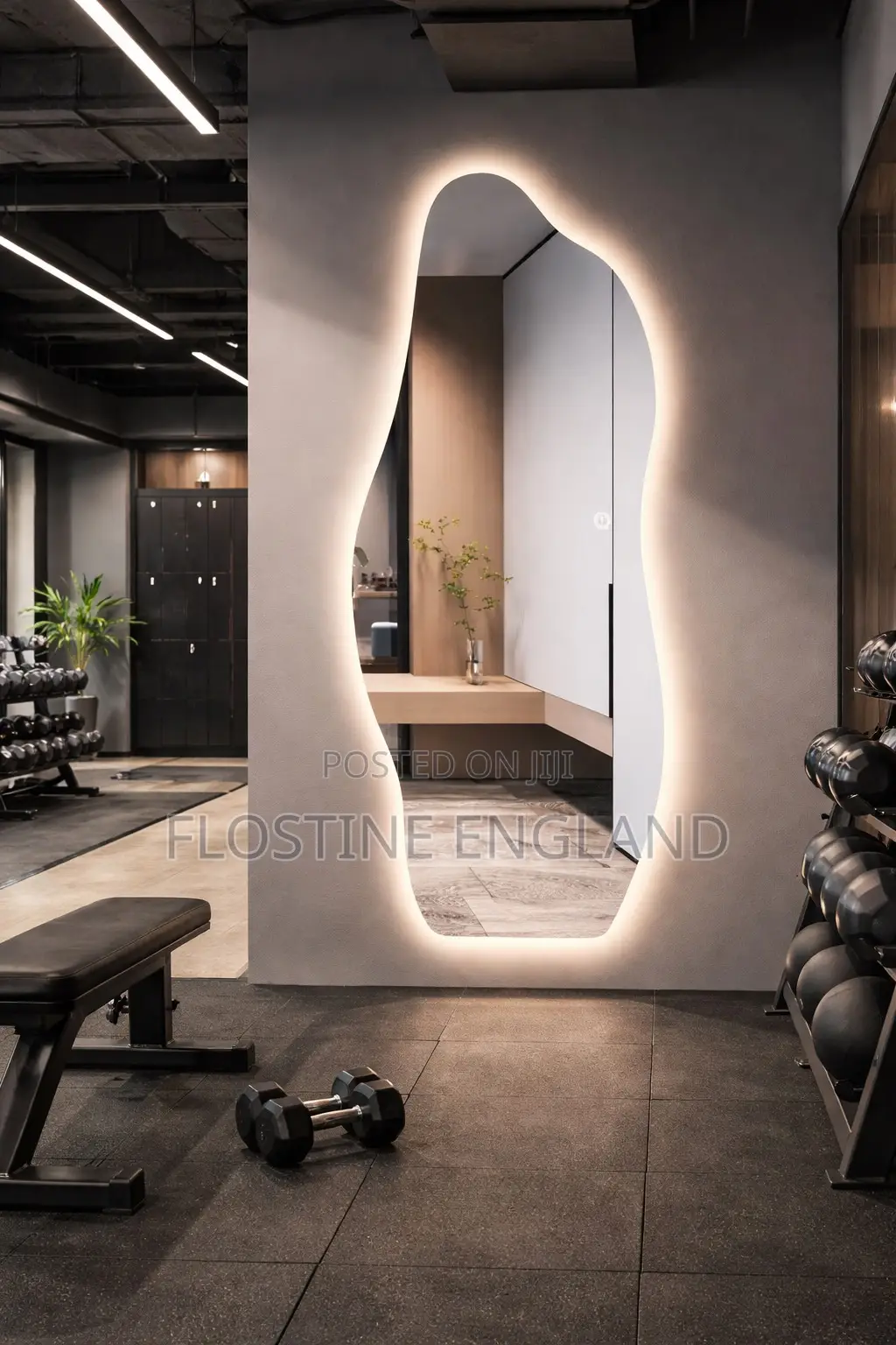 Long Led Mirror With Multi Colors