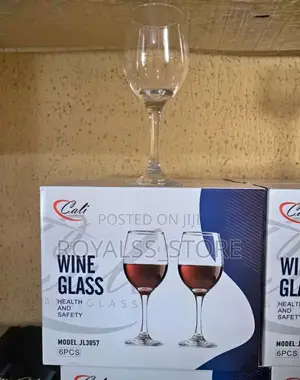 Plain Wine Glass 6pcs a Pack Glassware Set