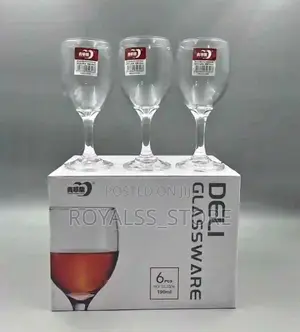 Plain Wine Glass 6pcs a Pack Glassware Set