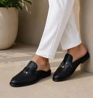 Quality Leather Men Half Shoe