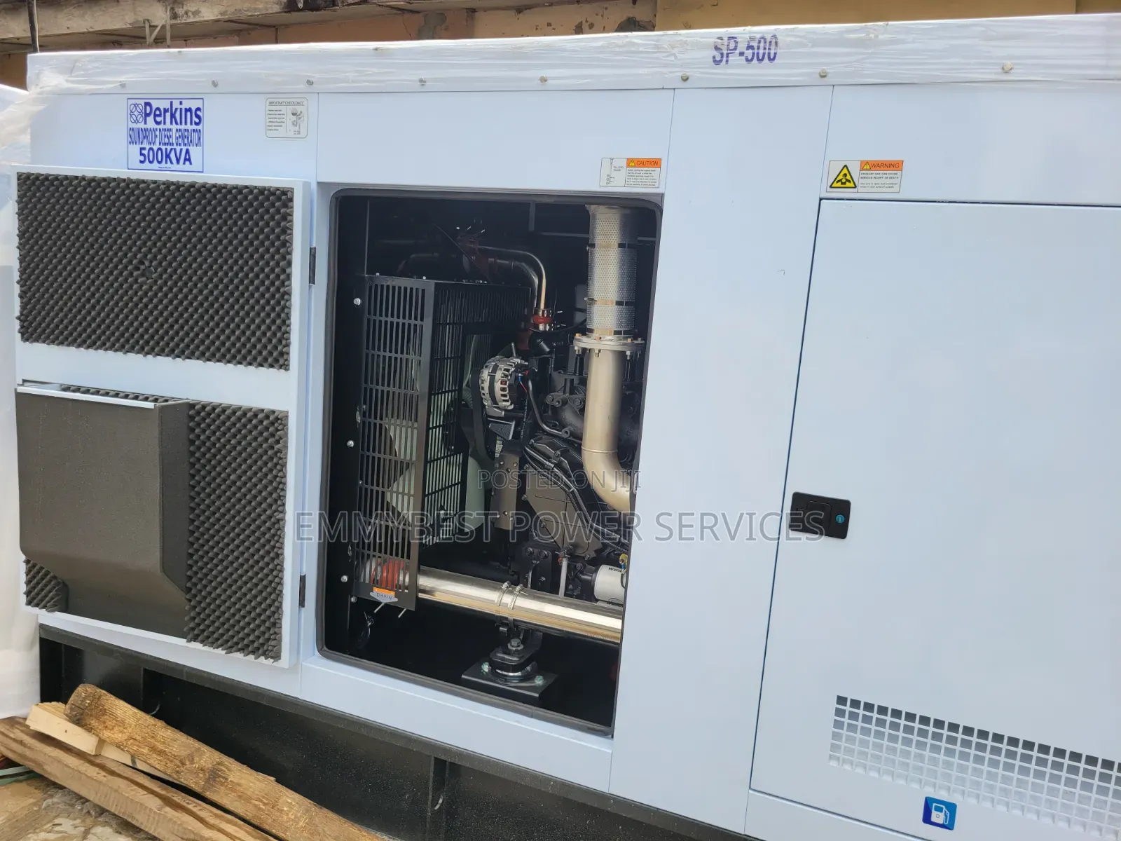 Fuel Efficient Sp 500kva Soundproof Lister