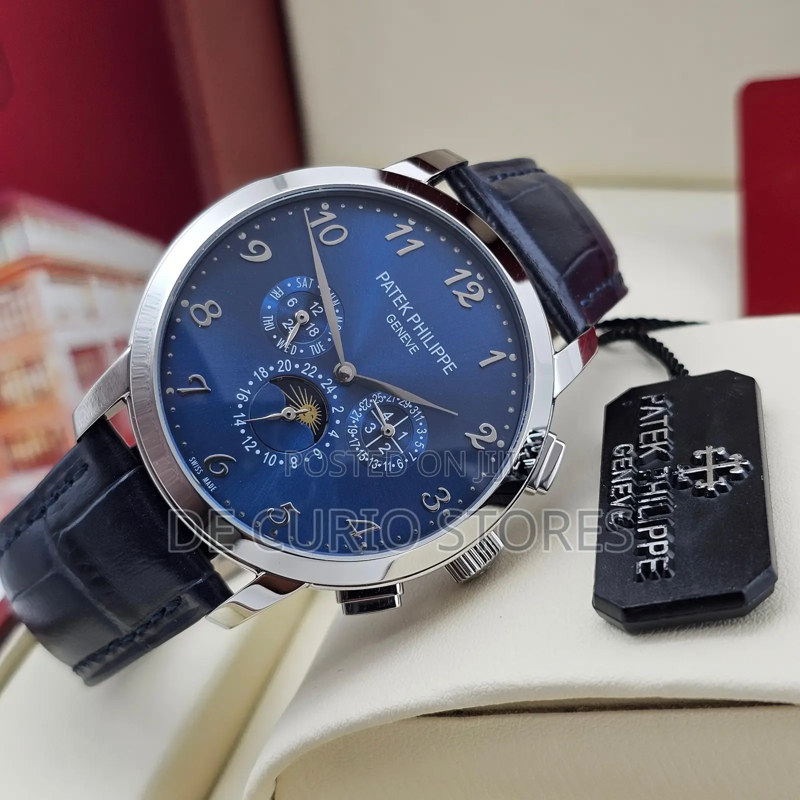 Patek Philippe Leather Watch Automatic