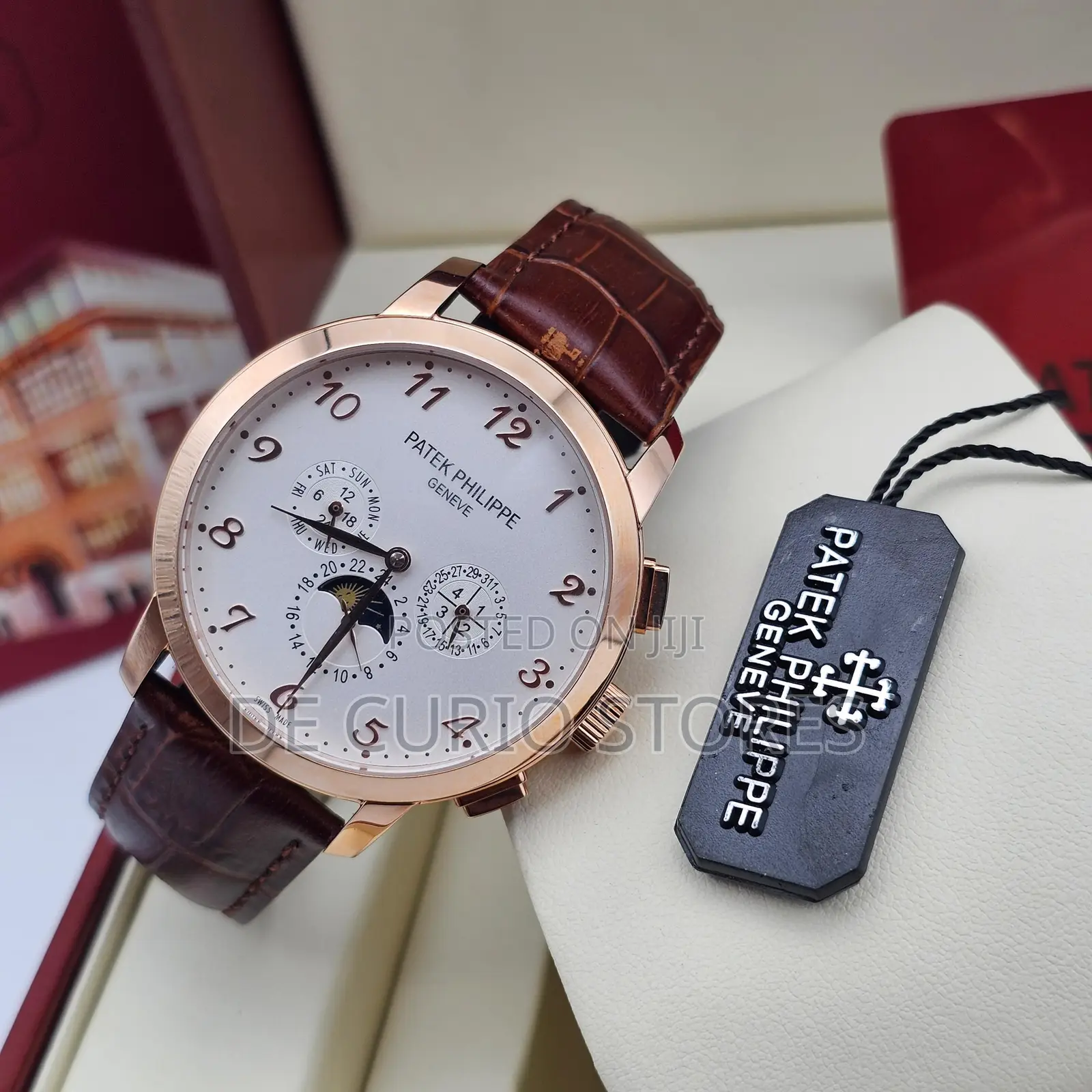 Patek Philippe Leather Watch Automatic