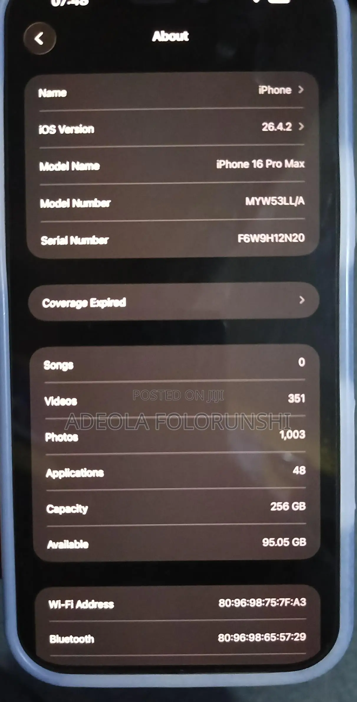 Apple iPhone 16 Pro Max 256 GB Bronze