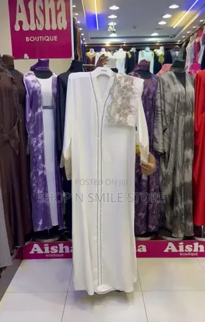Dubai Lace Strim Abayas
