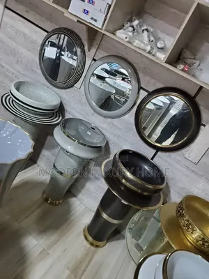 Dining Standing Basin With Mirror