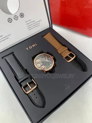 Dual Leather Tomi Watch
