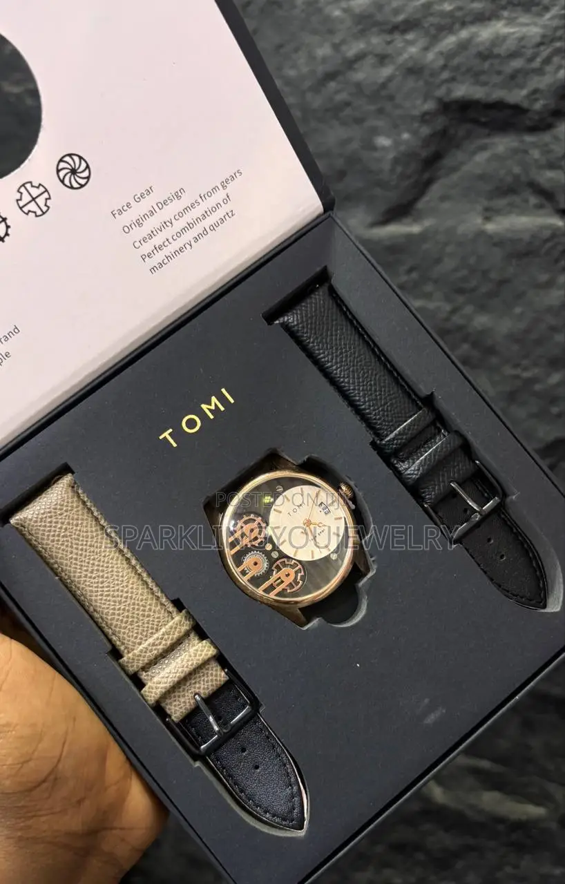 Dual Leather Tomi Watch