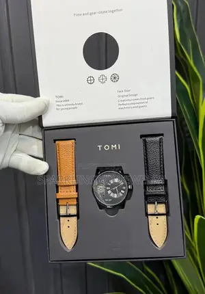 Dual Leather Tomi Watch
