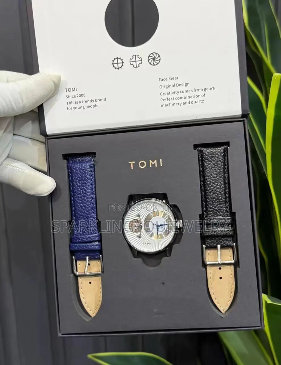 Dual Leather Tomi Watch