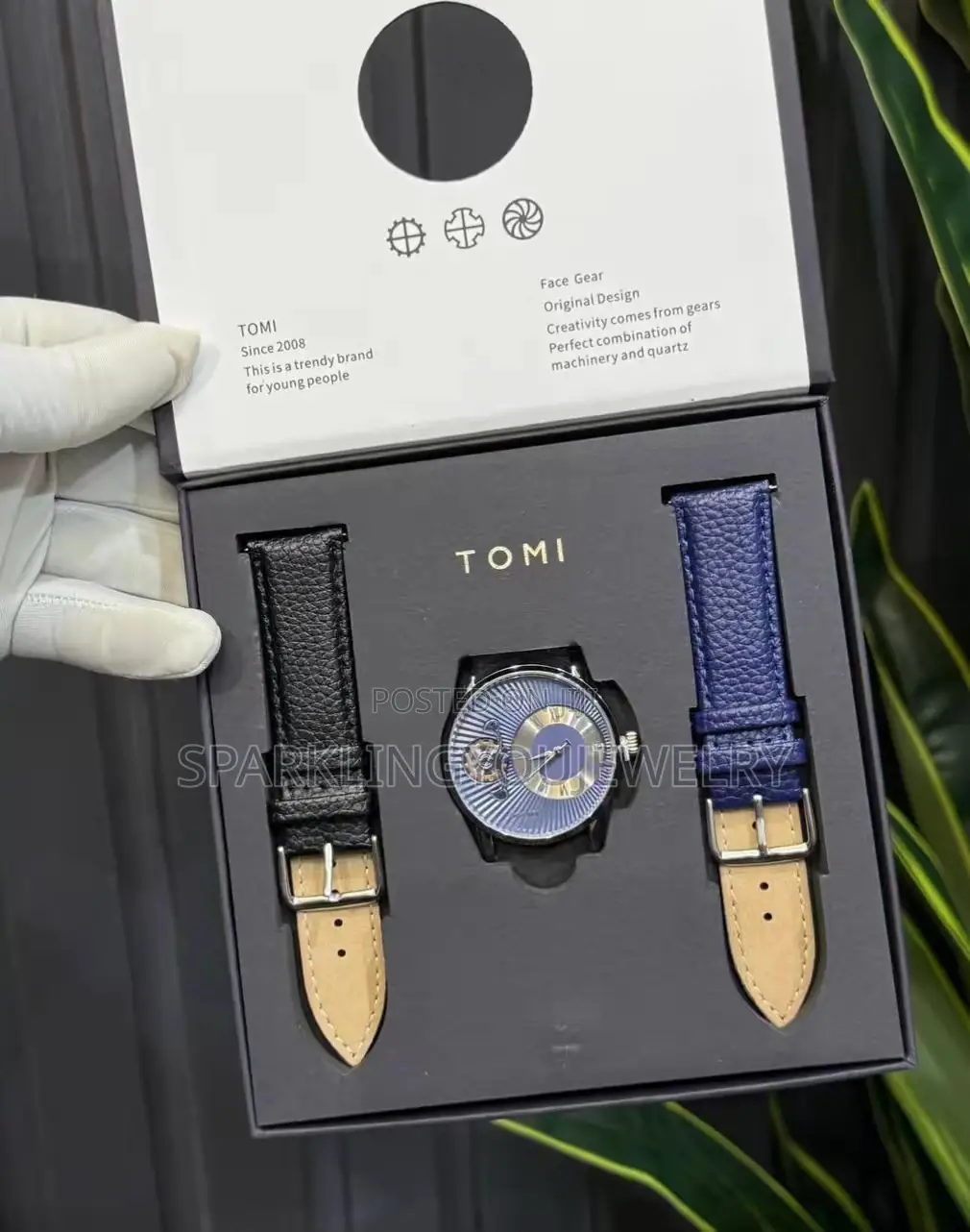 Dual Leather Tomi Watch