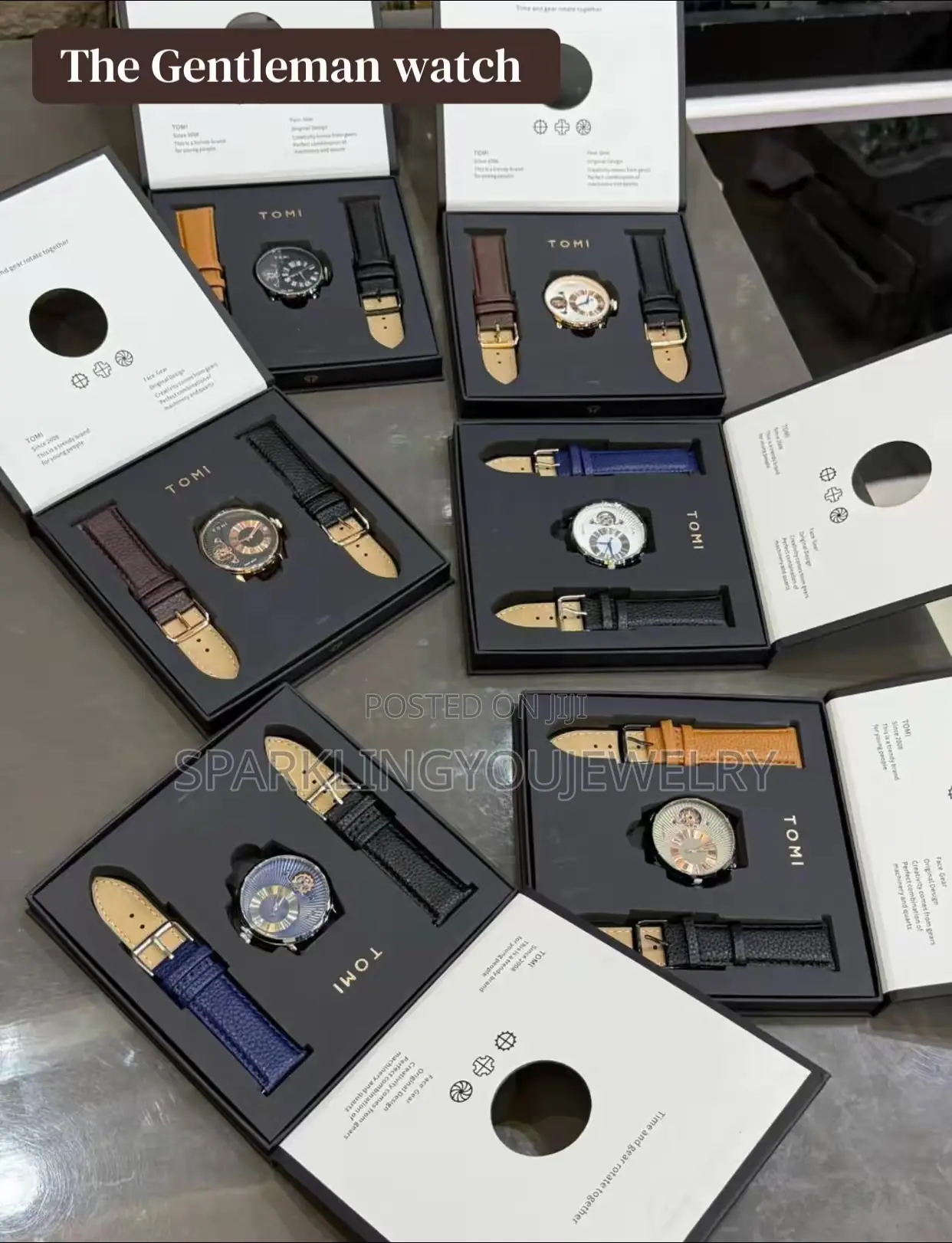 Dual Leather Tomi Watch