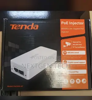 Tenda Poe30g-at Gigabit Poe Injector.