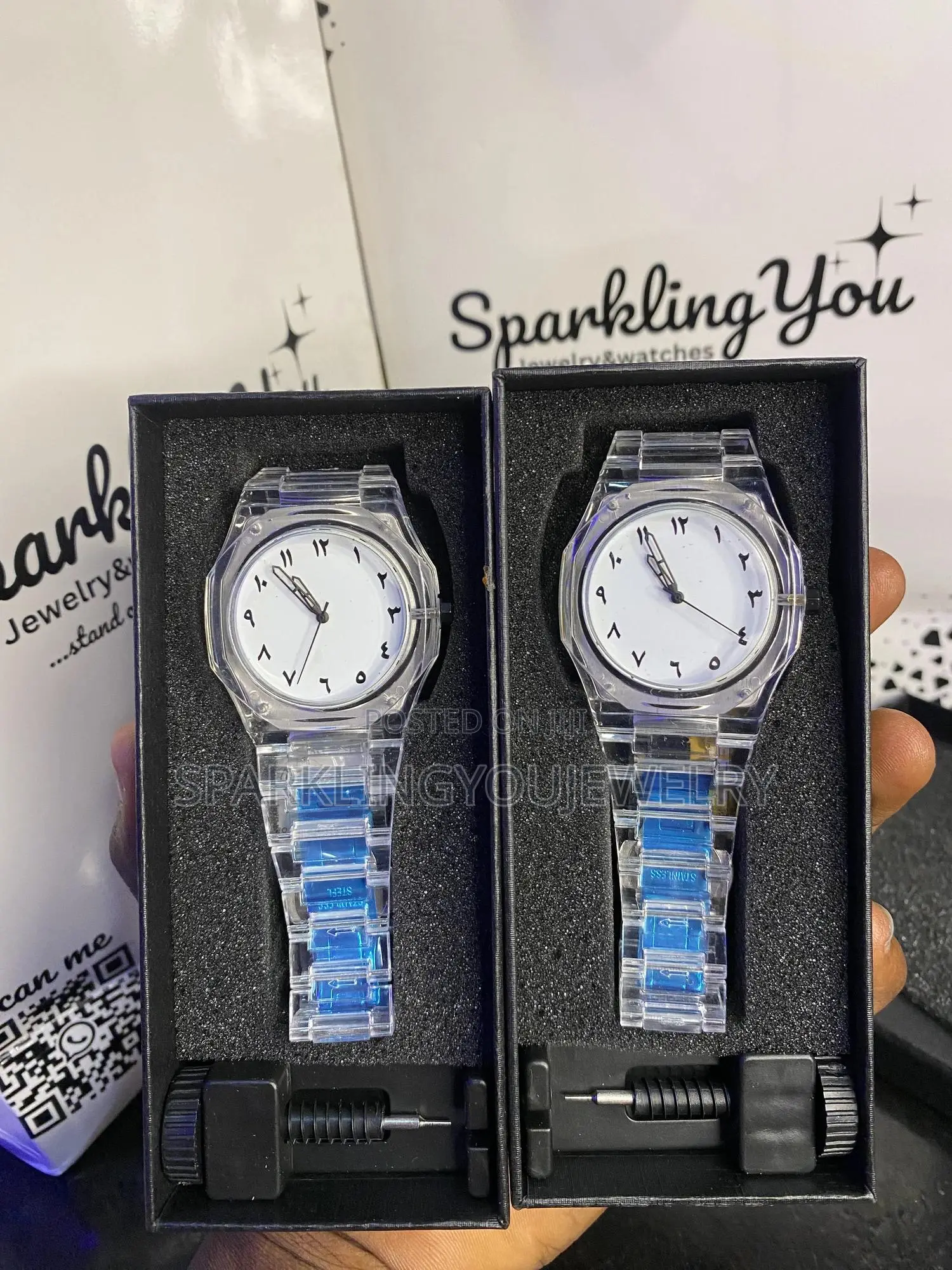 Transparent Valenzo Watch
